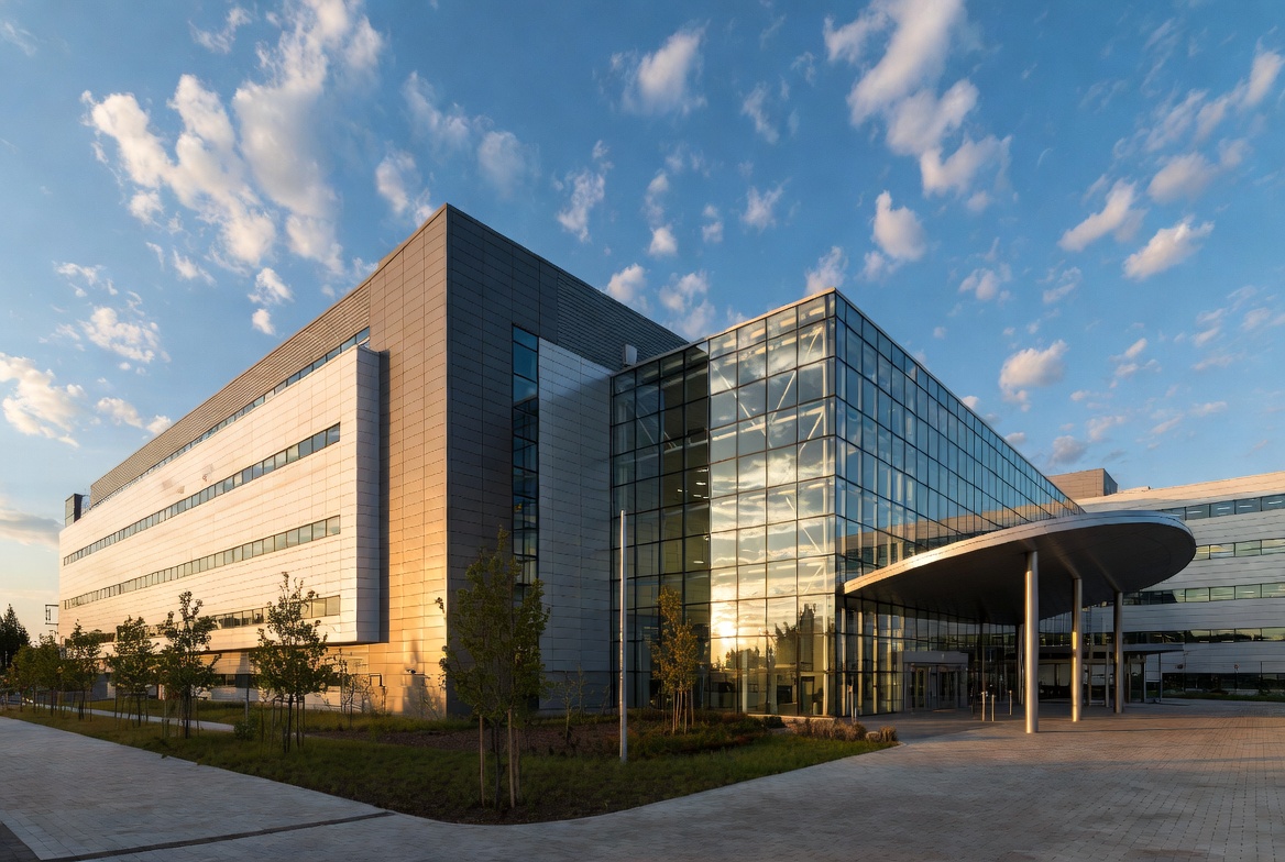 Healthcare administrators in a hospital boardroom
